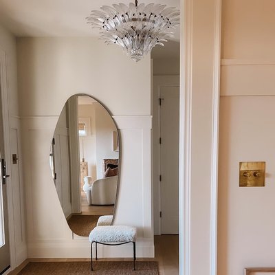 Journey Terracotta Red Velvet Stool - image 11 of 12