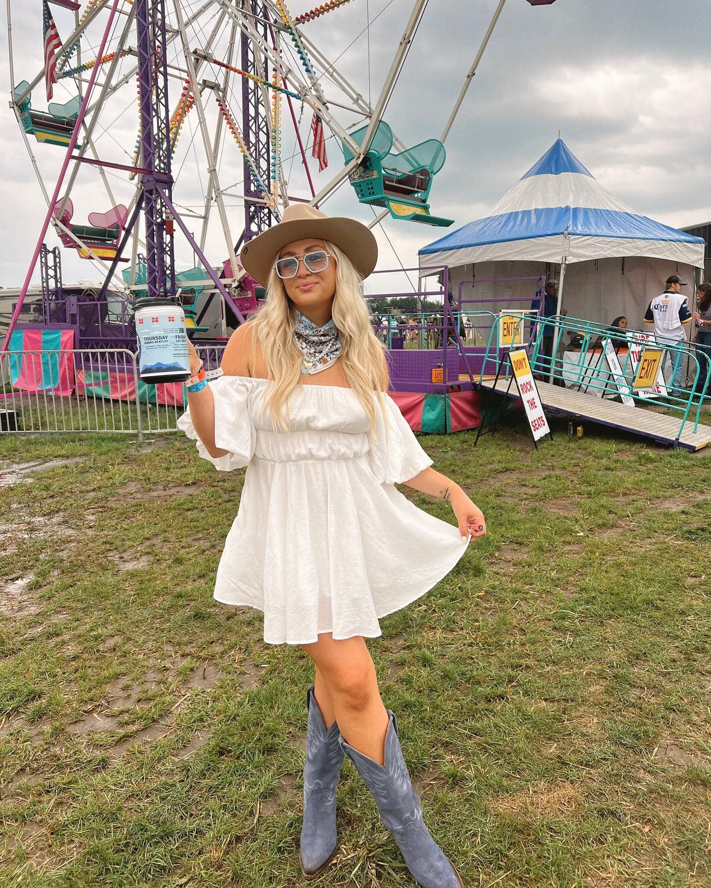 Plus size dress with clearance cowboy boots