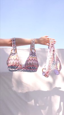 Bright colors to make your summer pop! 🌈⁠
Shop her look via link in Bio.

#swimwear #bikini #summer #summerootd
