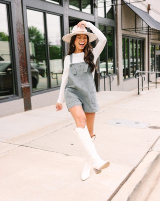 All Around Town Cool Pink Denim Overalls – Shop the Mint