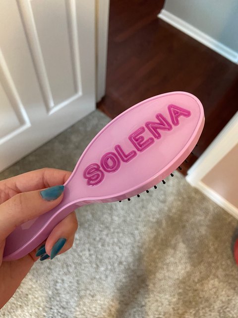 Fine Line Mini Custom Hair Brush - Lavender