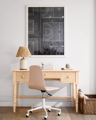 Class Act Elegant Pink & Gold Adjustable Kids Desk Chair - image 7 of 11