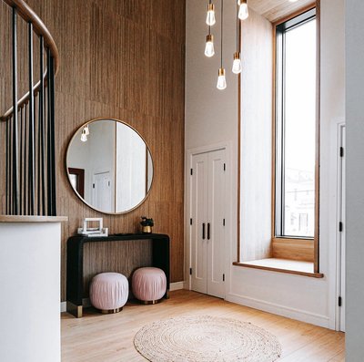 Infinity Black Round Wall Mirror 48" - image 10 of 12