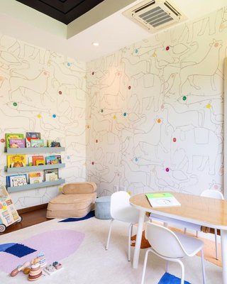 Rue Adjustable White Wood Kids Play Table with 23" Legs - image 10 of 13