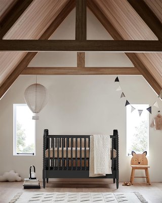 Jenny Lind Heirloom Black Wood Convertible Crib - image 13 of 14