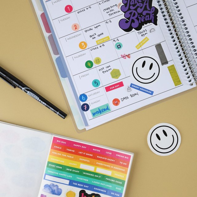 Planning is more fun when you add stickers! We have so many different sticker packs to choose from - this one is from our collab with @amytangerine ❤️