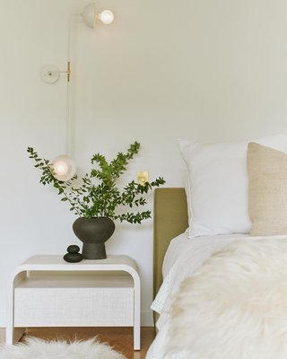 Rica 28" Whitewash Grasscloth Nightstand by Leanne Ford - image 8 of 9