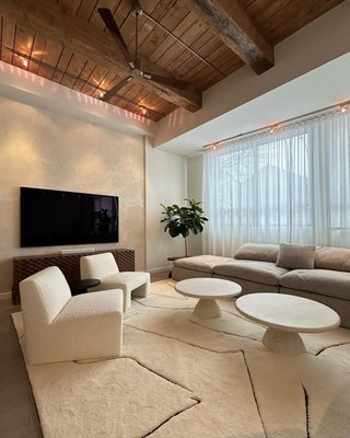 Raffael 49.5" Black Carved Wood Storage Media Console - image 12 of 14