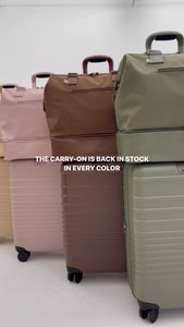 BÉIS 'The Carry-On' in Olive - Olive Green Carry-On Luggage & Suitcases