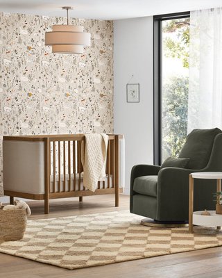 Redondo Two-Tone Wood Round Nursery Side Table - image 10 of 13