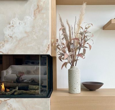 Ema Small White Ceramic Vase 8" - image 14 of 16