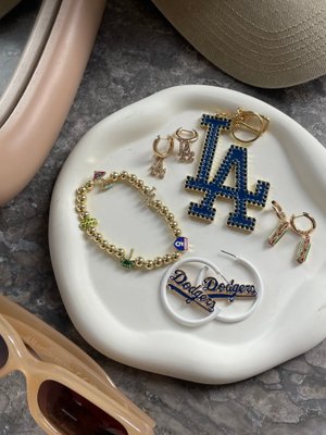 MLB Earring Set - Los Angeles Dodgers