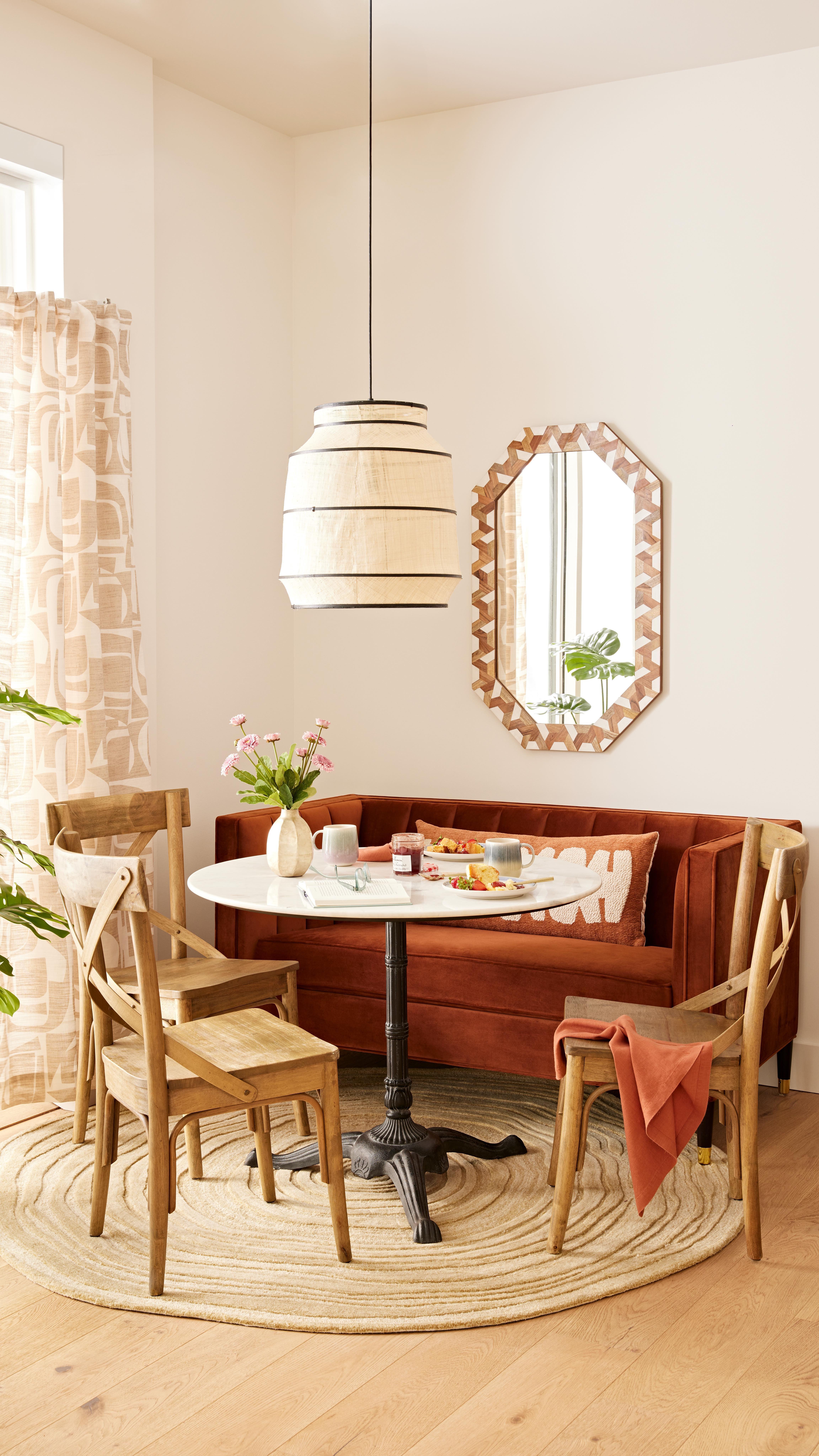 Leilani White Marble Top and Gold Tulip Dining Table World Market