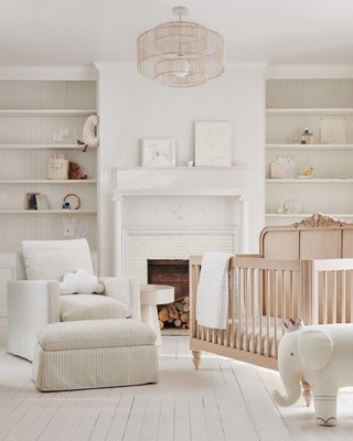 Birdcage Bamboo and Rattan 25" Kids Ceiling Light by Leanne Ford - image 18 of 20