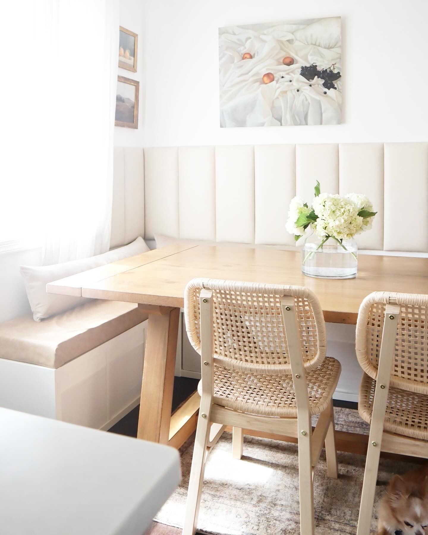 Leona Wood Farmhouse Extension Dining Table - World Market