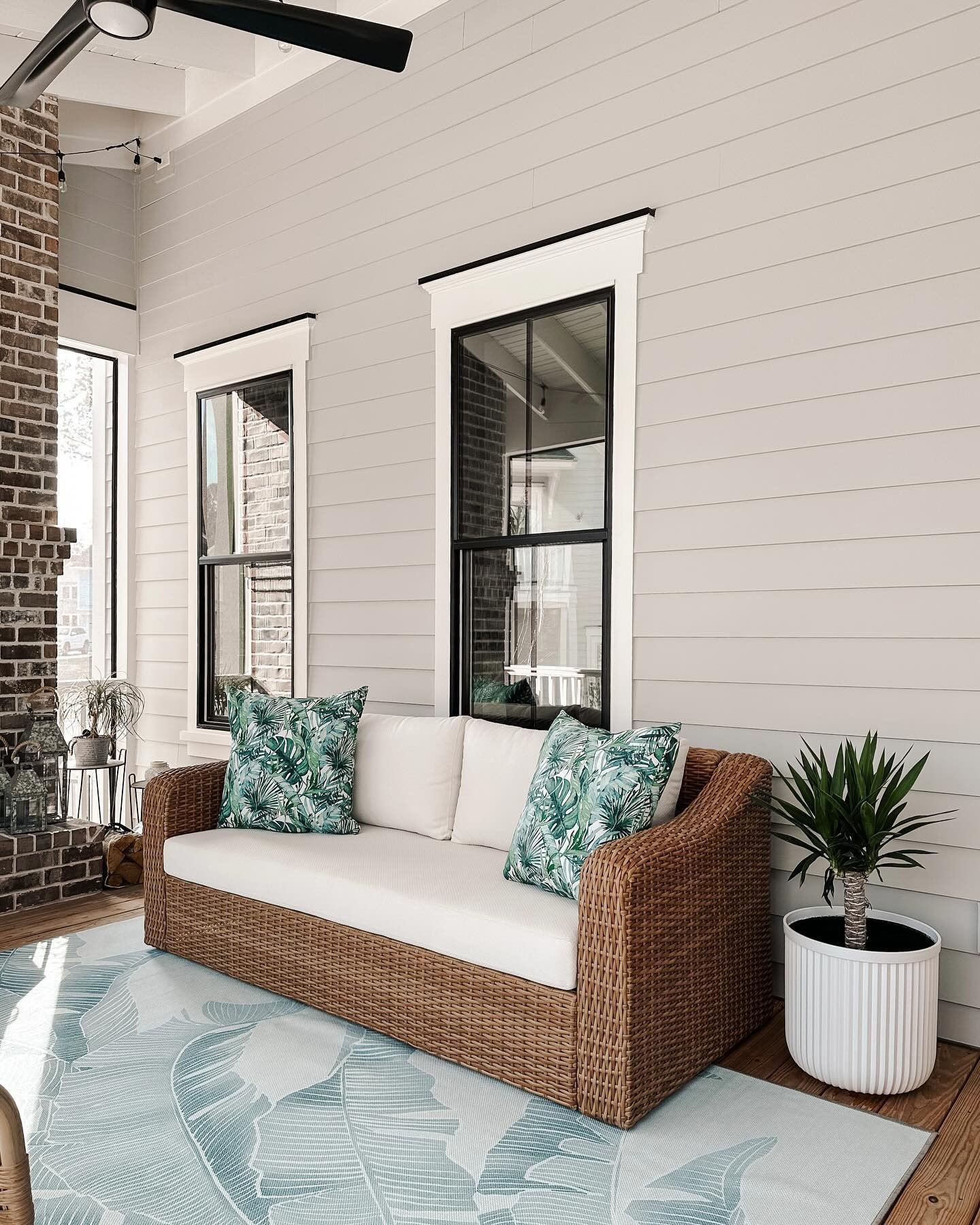 San Marcos All Weather Wicker Deep Seat Outdoor Sofa - World Market