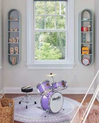 Mallory Kids Large Sage Green Wall Shelf - image 11 of 13