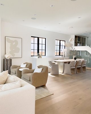 Convivio 107" Bleached Oak Dining Table by goop - image 10 of 11