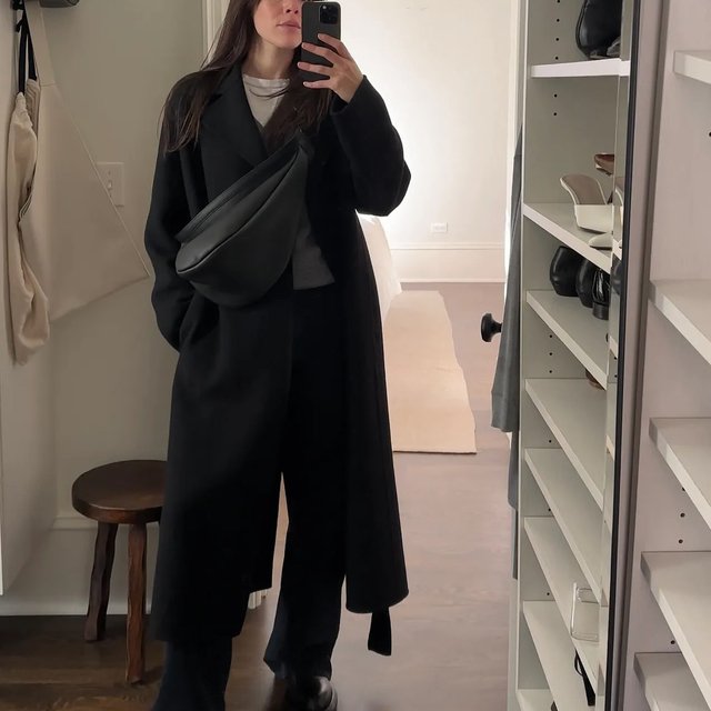 @ilanatorbiner cozy in our wool v neck sweater