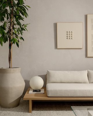 Wabi Medium Sand Fiberstone Planter by Leanne Ford - image 11 of 12