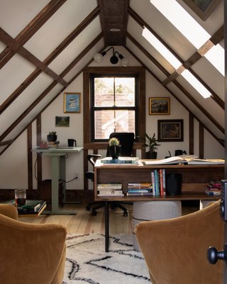 Sensorio Swoop Arm Velvet Accent Chair by Athena Calderone - image 14 of 15