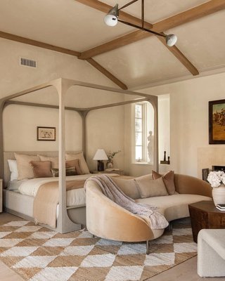 Bianca Black Marble Table Lamp with Pleated Linen Shade - image 9 of 10