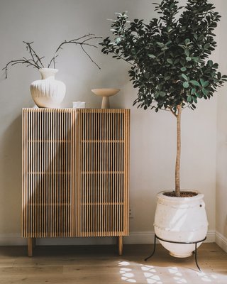 Énorme Cannelée White Textured Vase 15" by Athena Calderone - image 22 of 23