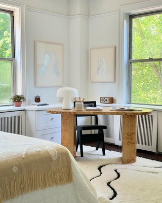 Marisa Burl Wood Desk 70'' - image 8 of 10