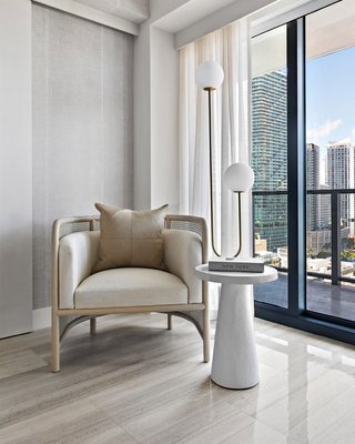 Fields Cane Back White Accent Chair - image 20 of 20