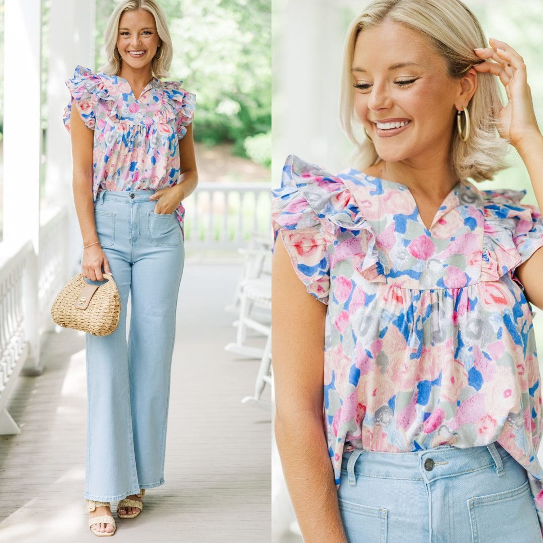 r*a様 Bibiy B. BLOOMY BLOUSE 花柄 トップス　お値下げ Winnie Bloom Blouse – Ivy Lee Boutique