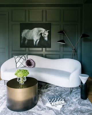 Curvo 96.5" White Performance Fabric Sofa by goop - image 15 of 15