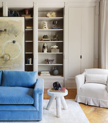 Crawford Slipcovered Chair with Box-Pleated Skirt by Jake Arnold - image 13 of 14