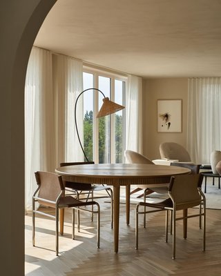 Surf Sling Untanned Leather Dining Chair - image 12 of 13