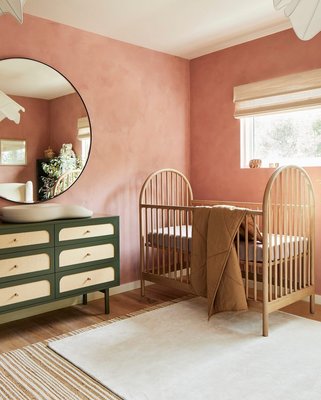 Supersoft Almond Brown Organic Cotton Gauze Baby Crib Fitted Sheet - image 6 of 7