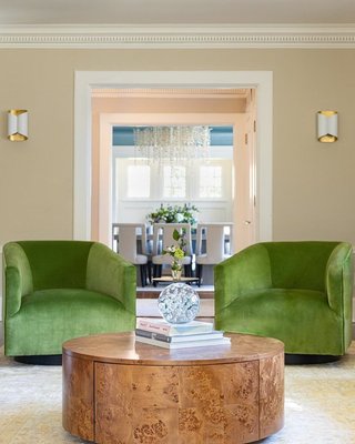 Purl 36" Burl Wood Rotating Coffee Table - image 11 of 13