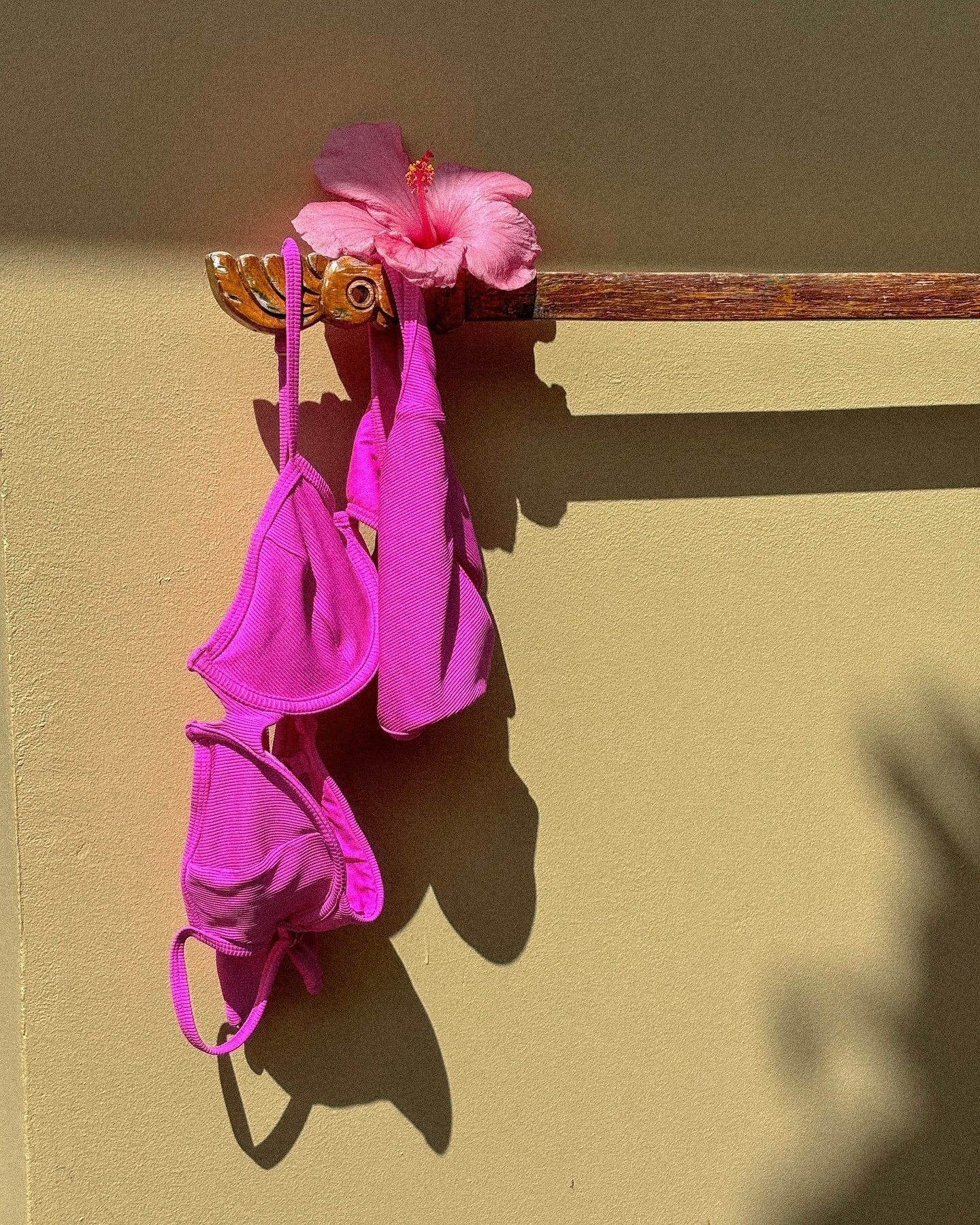 Product | LSPACE Ribbed Hunter Bikini Top - Bright Fuchsia