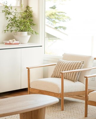 Ojai Upholstered Wood Frame Accent Chair - image 9 of 12