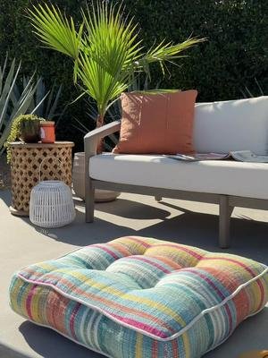 Outdoor patio floor cushions hotsell