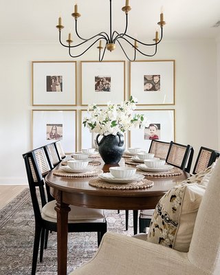 Libby Black Wood and Natural Cane Dining Chair - image 16 of 16