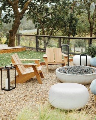 Paso Natural Teak Wood Outdoor Adirondack Chair - image 18 of 21