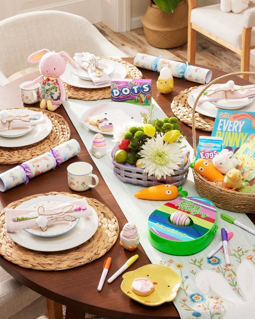 Bunny Napkin Pottery Barn Napkin Rings Pastel Pink Beaded