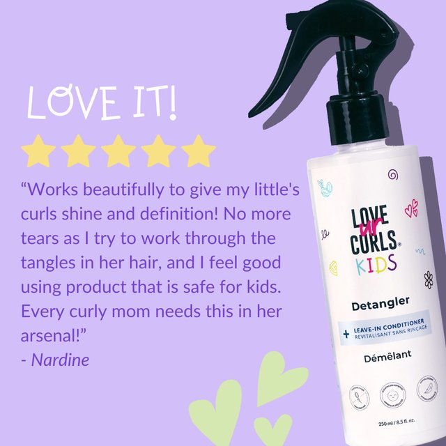 Happy tears only!! SO much love for our detangler 🫶 Learn more + shop now through the link in our bio! #curlyhair #detangler #curlyhairkids