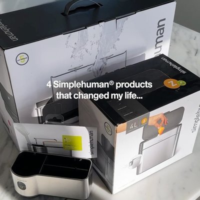 Simplehuman 4 Liter Compost Caddy, Matte Black Steel + Reviews | Crate ...