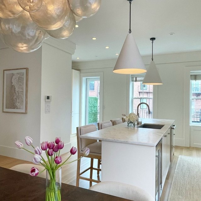 Ashwin Pendant Light, White 12"Dia
