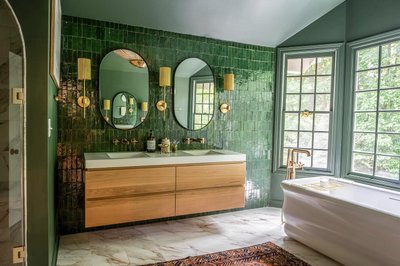 Fluted Gold Wall Sconce - image 6 of 10