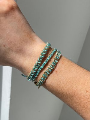 Hannah Bracelet Set - Aqua