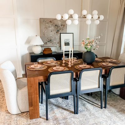 Sobro 86" Walnut Dining Table - image 10 of 13