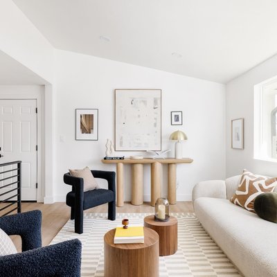 Bomen 66" Asymmetrical Black Oak Wood Console Table - image 17 of 21