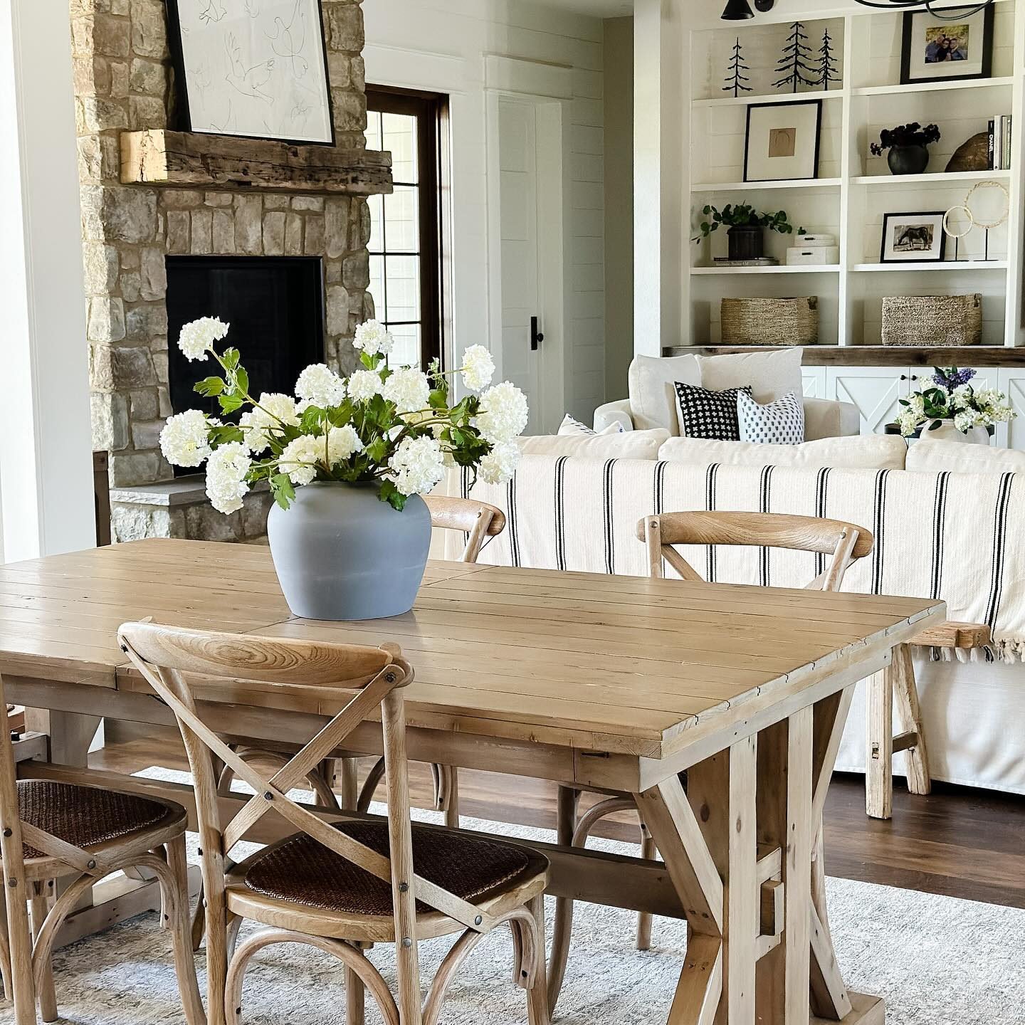 Lyle Lodge Extendable Reclaimed Pine Dining Table - 72-96