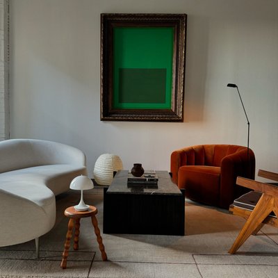 Curvo 96.5" White Performance Fabric Sofa by goop - image 15 of 15